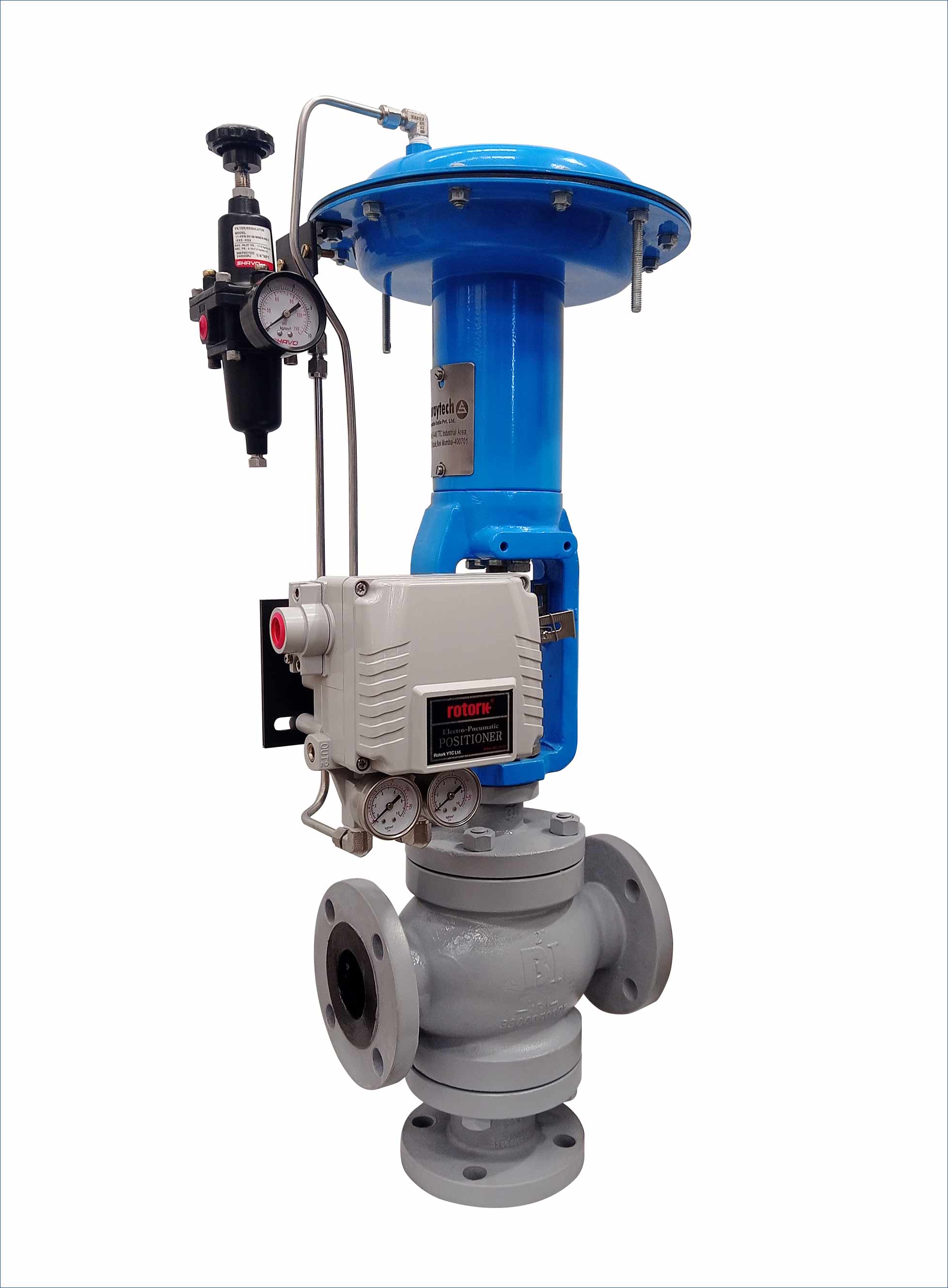 GLOBE 3 WAY CONTROL VALVE